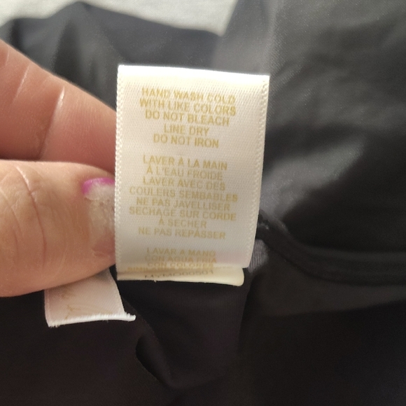 Black Strapless WOMENS ANNE COLE BEAUTIFUL SWIMSUIT SWIMWEAR ONE-PIECE SUIT - Picture 3 of 16